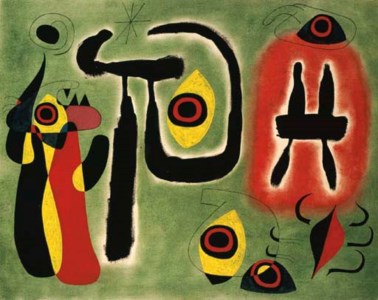 Joan Miró, Le soleil rouge ronge l'araignée