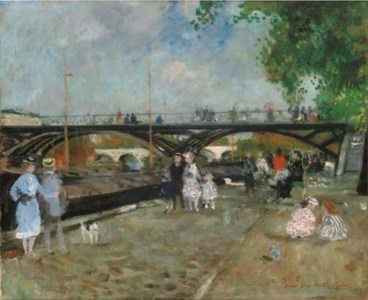 Promenade sous le Pont des Arts, Paris