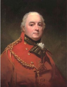 Portrait of General Drummond, half-length, in military uniform