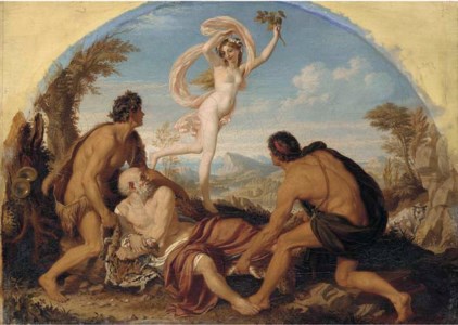 Silenus and the Nymph Aegle