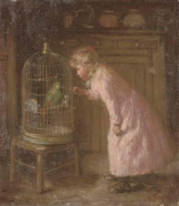 The green parrot