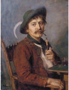 Jung Bauern: a Tyrolean farmer with a pipe