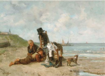 Guarding a gentleman's belongings