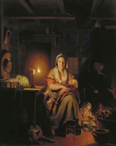 A quiet evening at home