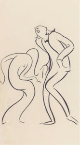 Dancing Figures; and Couple