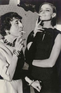 Marie-Louise Bousquet and Iris Bianchi, Fashion by Pierre Cardin, Harper's Bazaar, Paris, 1962