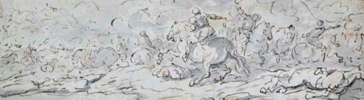 A battle skirmish