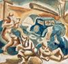 Untitled (Study for a Mural/Flat Tire)