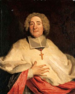 Portrait of a bishop, bust-length, in winter dress