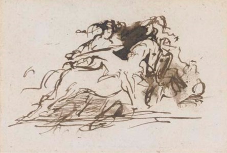 Warriors in combat