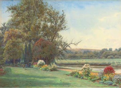 The canon's garden, Salisbury