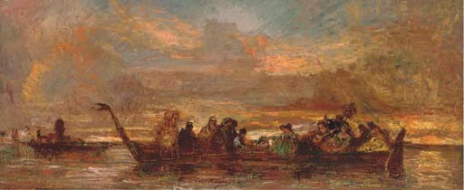 An elegant party on the Venetian Lagoon