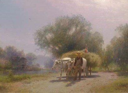 Harvest Scene in Flatbrookville