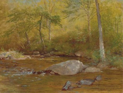 Rocks in Spring, Farmington River