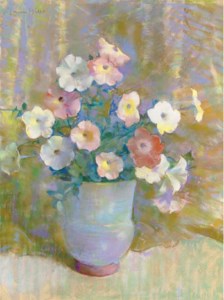 Pink and White Petunias