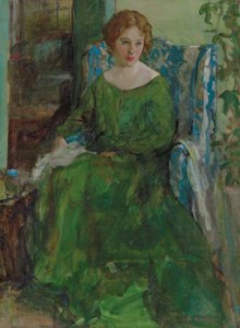 Girl in Green Dress