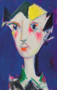 Arlequin en bleu