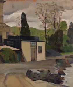 A house by a stream
