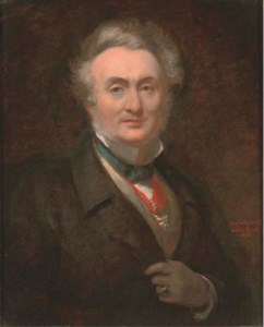 Self-portrait of the artist