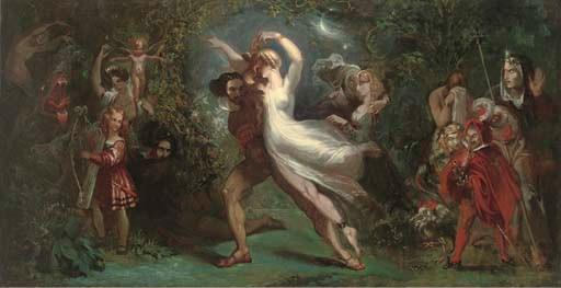 Dance macabre, a scene inspired by Goethe's Faust
