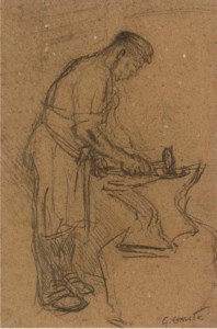 Study for 'Our Blacksmith'