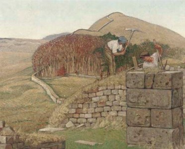 The Roman wall, Housteads Camp