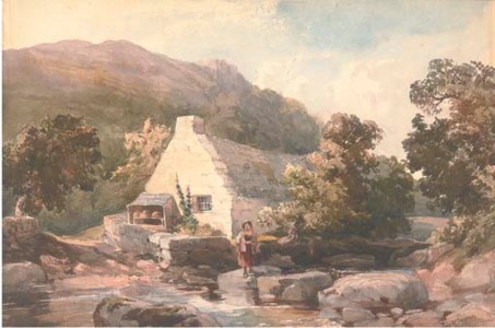 A peaceful stretch of the river; and The stepping stones