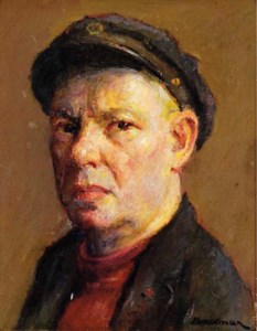 Self portrait of the artist
