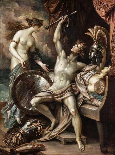 Thetis bringing the armour to Achilles