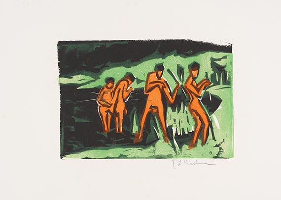 Ernst Ludwig Kirchner, V. Jahresmappe der Künstlergruppe "Brücke"
