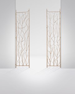 Claude Lalanne, Paire de portes, commande spéciale pour l'exposition retrospective 'Les Lalanne', Musée des Arts Décoratifs, Paris, 2010