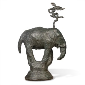 Elephant with Tusks and Nijinski Hare