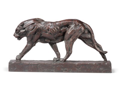 Striding Lion Maquette