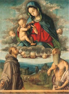 The Madonna and Child appearing to Saints Francis of Assisi and Jerome