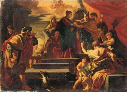 The Marriage of the Virgin: a bozzetto