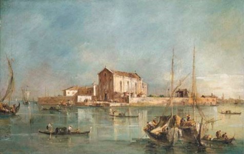 Francesco Guardi, THE ISLAND OF SAN CRISTOFORO, NEAR MURANO, VENICE