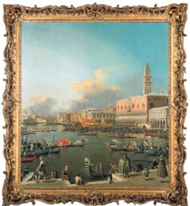 Giovanni Antonio Canal, il Canaletto, THE BUCINTORO AT THE MOLO, VENICE, ON ASCENSION DAY