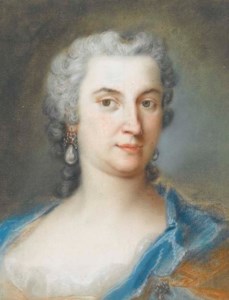 Portrait of Countess d'Orsini, bust-length