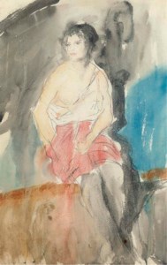 Young Girl Seated