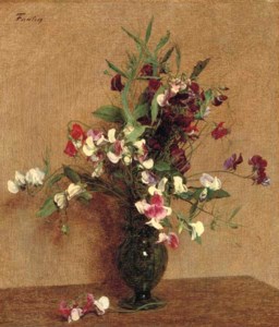 Henri Fantin-Latour, Pois de senteur dans un verre