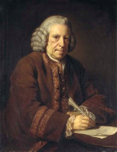 Portrait of a gentleman, three-quarter-length, in a brown coat with gold embroidery, seated, writing with a quill