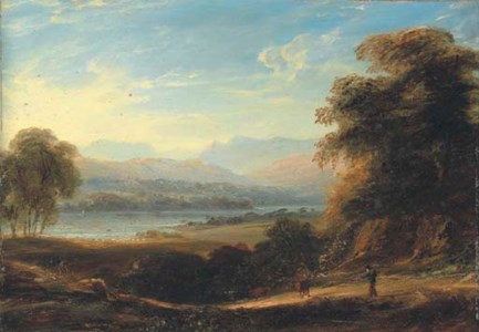 View of Langdale Pikes and Ullswater