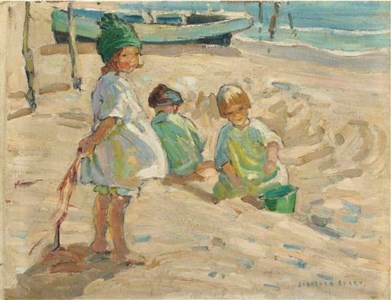 Children on the beach
