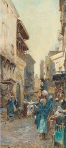 A street market, Cairo