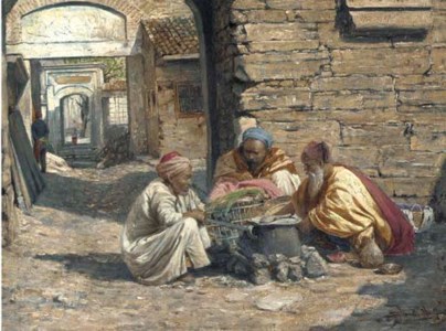 The street vendors