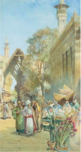 Flower market in Damascus