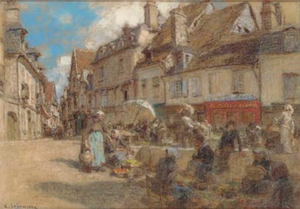 Le marché dans le vieux Bourges