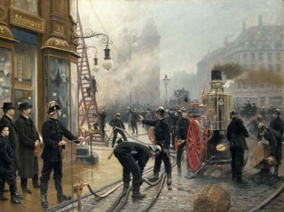 The fire engine