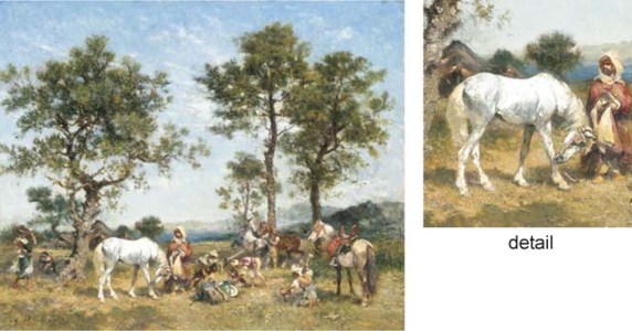 Setting up camp