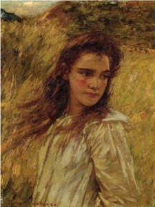 A young girl